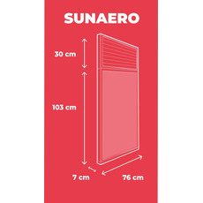 Miniature Chauffage solaire - SUNAERO - 1000 W - SOLAR BROTHER N° 1 Miniature Chauffage solaire - SUNAERO - 1000 W - SOLAR BROTHER N° 1