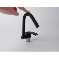 Miniature ROBINET MITIGEUR RABATTABLE NOIR - ARGO - N° 1