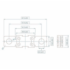 Miniature MEGA FUSIBLE 100A - MTA - N° 1