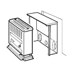 Miniature Niche de protection thermique S 2200 pour encastrement - Gris titane - TRUMA N° 2 Miniature Niche de protection thermique S 2200 pour encastrement - Gris titane - TRUMA N° 2