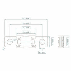 Miniature MEGA FUSIBLE 225A - MTA - N° 1
