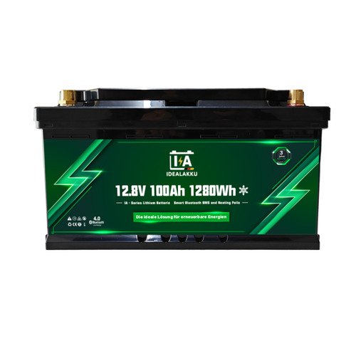 Batterie au lithium IA (sous siège) SERIES LiFePO4 12 V 100 Ah Smart BMS avec Bluetooth CHAUFFANTE- IDEALAKKU Batterie au lithium IA (sous siège) SERIES LiFePO4 12 V 100 Ah Smart BMS avec Bluetooth CHAUFFANTE- IDEALAKKU