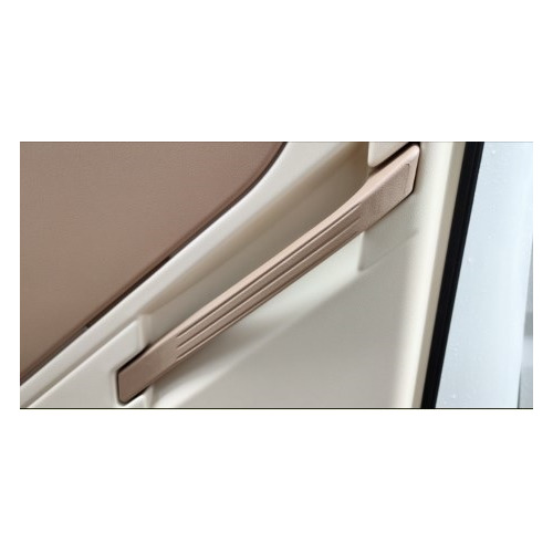 Poignée intérieure de porte cellule + 2 caches vis coloris marron