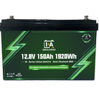 Miniature Batterie au lithium IB SERIES LiFePO4 12 V 150 Ah  Smart BMS avec Bluetooth - IDEALAKKU N° 0