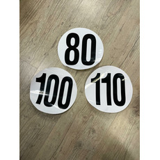 Miniature ATTENTION Produit Reconditionné - Kit 3 disques limitation vitesse 80 / 100 / 110 N° 1