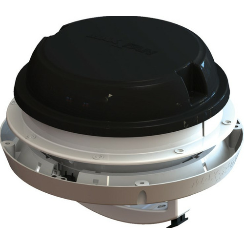 MaxxFan Dome Plus à LED - NOIR - MAXXAIR