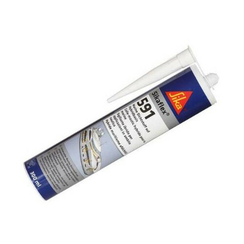 ATTENTION Produit Reconditionné Sikaflex 591 cartouche 300 ml NOIR - SIKA