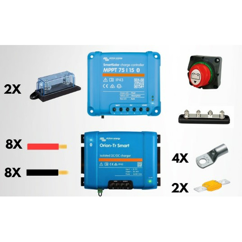 KIT DE MONTAGE LITHIUM DCDC/MPPT - 30A KIT DE MONTAGE LITHIUM DCDC/MPPT - 30A