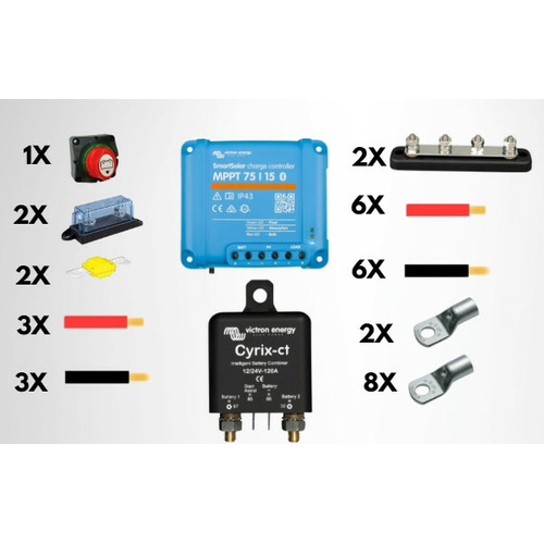 KIT DE MONTAGE LITHIUM ALTERNATEUR NON INTELIGENT - 6 M KIT DE MONTAGE LITHIUM ALTERNATEUR NON INTELIGENT - 6 M