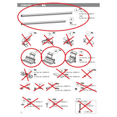 Miniature ATTENTION Produit Reconditionné GALERIE DE TOIT ROOF RAIL POUR DUCATO - FIAMMA N° 3