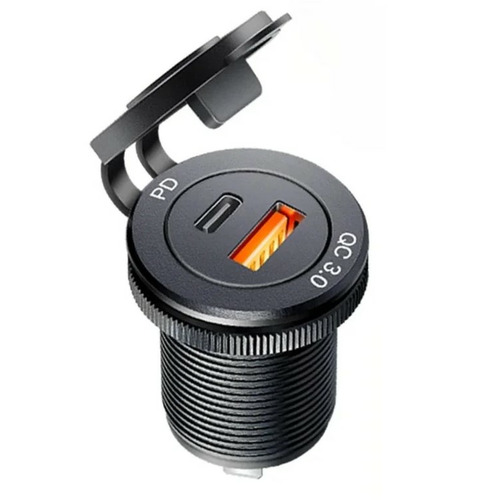 Prise charge rapide encastrable - USB + USB-C 