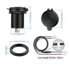 Miniature Prise charge rapide encastrable - USB + USB-C N° 2