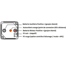 Miniature Coupleur séparateur tout moteur 140A 12V/24V - Osculati N° 1