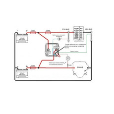 Miniature Coupleur séparateur tout moteur 140A 12V/24V - Osculati N° 3