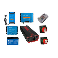 Miniature PACK COMPLET - ELECTRICITE POUR VAN AMENAGE - 100 AH N° 0