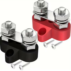 Miniature Busbar+ / – - 2 cosses - 80A - 48V N° 1