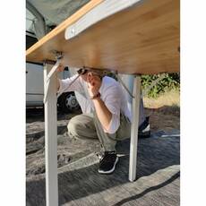Miniature ATTENTION Produit Reconditionné Table de camping pliante Modèle Bambou valise - 120 x 72 cm - SOPLAIR N° 3