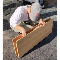 Miniature ATTENTION Produit Reconditionné Table de camping pliante Modèle Bambou valise - 120 x 72 cm - SOPLAIR N° 7