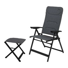 Miniature PACK DETENTE : Fauteuil camping matelassé + repose pied - TRIGANO N° 0