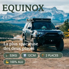 Miniature Tente de toit - EQUINOX - 2 places - GO OVERLAND N° 1