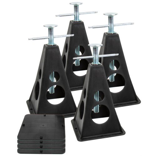 Lot de 4 vérins en plastique - CARBEST