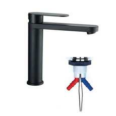 Miniature ROBINET MITIGEUR LINNEA L - NOIR MAT - REICH N° 0