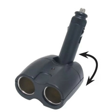 Miniature Multiprises allume-cigare orientable - CARBEST N° 0