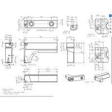Miniature Réservoir eau propre passage de roue 100 litres - côtés droite et/ou gauche - FUSION N° 5