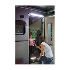 Miniature ATTENTION Produit Reconditionné GOUTTIÈRE ET ÉCLAIRAGE DE PORTE LED AWNING LIGHT GUTTER - FIAMMA N° 1