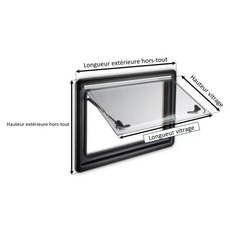 Miniature Vitre de rechange pour Baie s4 700x300 - teinte Bronze - NRF N° 3