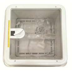Miniature Lanterneau 28x28 avec ventilateur - BLANC - CONVERSION VAN N° 2