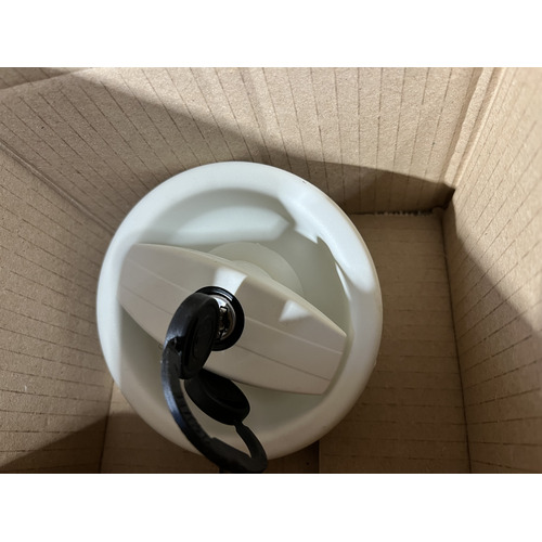 ATTENTION Produit Reconditionné SERRURE COMPLETE DROITE EUROPA BLANCHE - ZADI