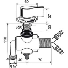 Miniature ATTENTION Produit Reconditionné Mitigeur pour douchette MONOMIX avec contacteur - REICH N° 1