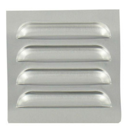 GRILLE BRUT 117x117 EN ALUMINIUM 