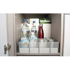 Miniature Organiseur de tiroir - Lot de 8 séparateurs - GRIS - PURE LIGHT MAXXI N° 4