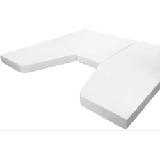 Miniature Drap-housse en jersey 2x70/90x180/210 cm + 30/50x120/145 cm (ensemble 3 pièces) - BLANC - WALRA N° 1