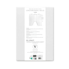 Miniature Drap-housse en jersey 2x70/90x180/210 cm + 30/50x120/145 cm (ensemble 3 pièces) - BLANC - WALRA N° 5