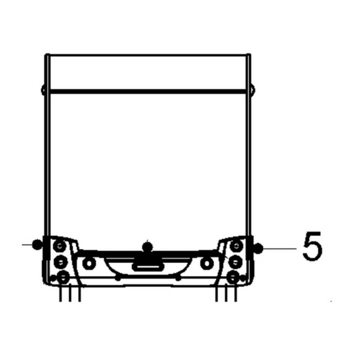 ANGLE DE PARE CHOC ARRIERE DROIT CHALLENGER GENESIS 51 DE 2010 - 