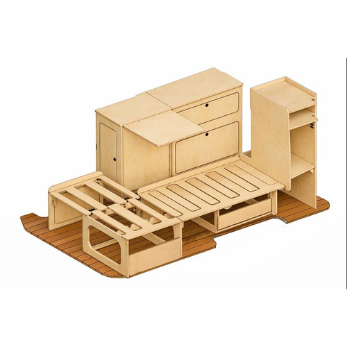 Pack meuble aménagement COZY pour -Trafic 3 / Fiat Talento / Nissan NV300 / Opel Vivaro (2015-2020) - LIBERTY VAN