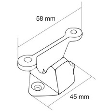 Miniature Arret de porte noir N° 2
