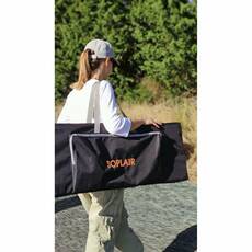 Miniature ATTENTION Produit Reconditionné Table de camping pliante Modèle Bambou valise - 120 x 72 cm - SOPLAIR N° 1