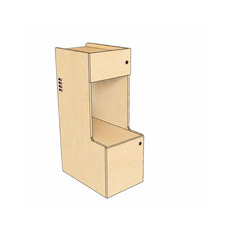 Miniature Meuble colonne -Volkswagen T5 (2003-2015) / Volkswagen T6 (2015-AUJOURD'HUI) N° 1