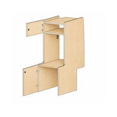 Miniature Meuble colonne -Volkswagen T5 (2003-2015) / Volkswagen T6 (2015-AUJOURD'HUI) N° 2