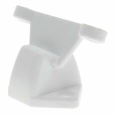 Miniature Arrêt de porte en plastique blanc N° 1 Miniature Arrêt de porte en plastique blanc N° 1