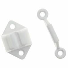 Miniature Arrêt de porte en plastique blanc N° 3 Miniature Arrêt de porte en plastique blanc N° 3