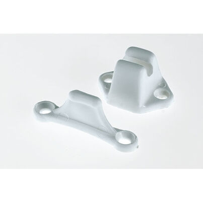 Bloque-porte à Charnière Nessa JC5100A 76974 – Finition Blanche, Pour Armoires Et Placards