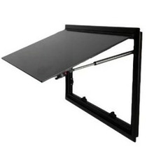 Miniature Baie projetable en double vitrage acrylique – 900 X 500 - Store occultant + moustiquaire N° 2