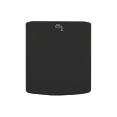 Miniature ATTENTION Produit Reconditionné Coupelle de remplissage d'eau noire avec bouchon à clef magnétique blanc - FAP N° 1