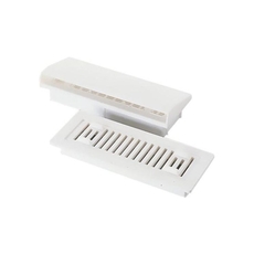 Miniature ATTENTION Produit Reconditionné AERATEUR DE PAROI BLANC 171 X 60 MM - 20 CM² - CHANTAL N° 0