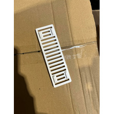 Miniature ATTENTION Produit Reconditionné AERATEUR DE PAROI BLANC 171 X 60 MM - 20 CM² - CHANTAL N° 3